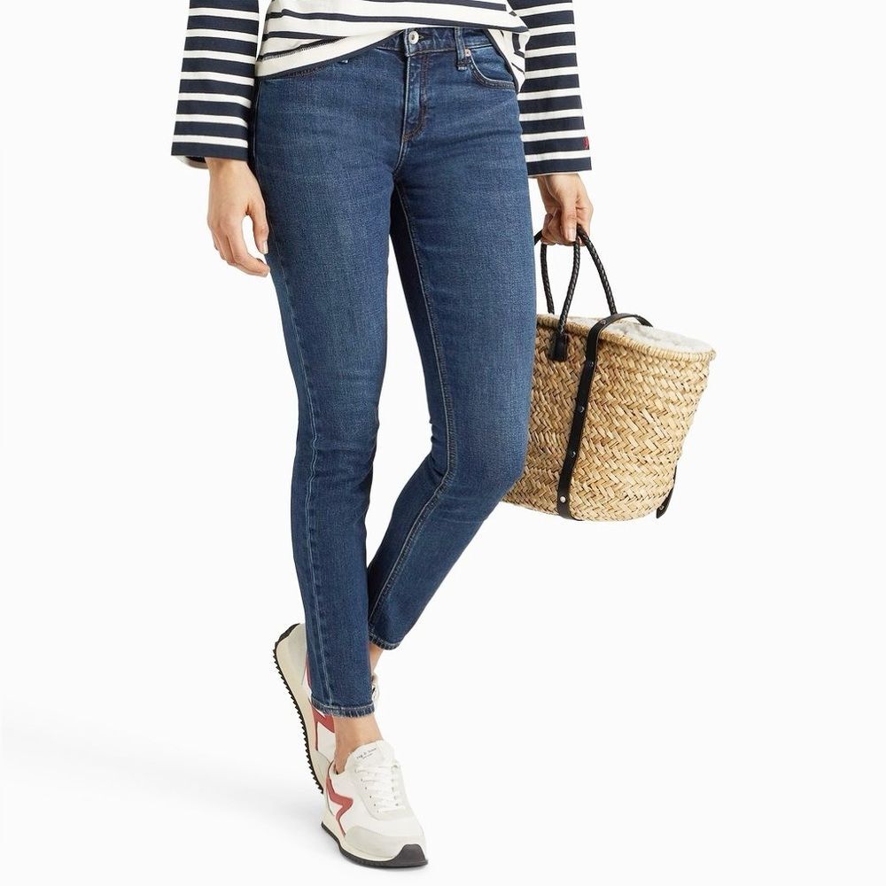 Rag & Bone Cate Mid Rise Skinny Jeans Women’s Size 27 | 4 Joshua Mid Indigo Wash